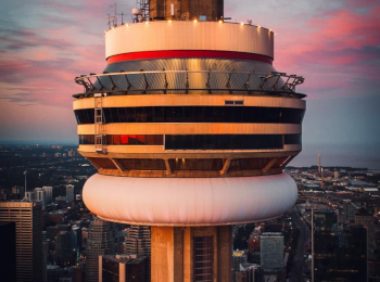 CN Tower close-up